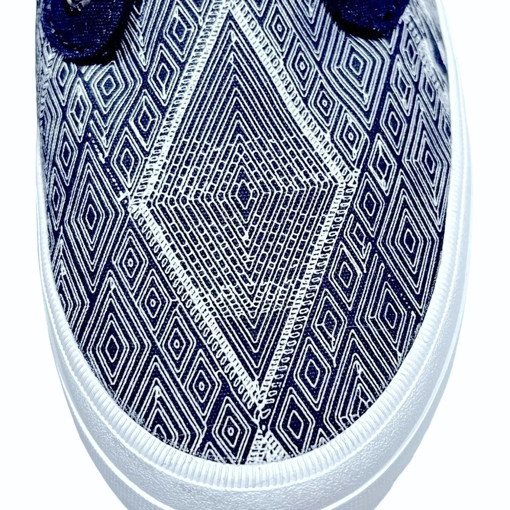 SPERRY Top-Sider Crest Ridge Navy White Lace-Up Sneakers Women's Size 9